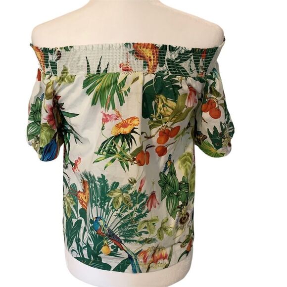 J. Crew Into the Wild Off the Shoulder Top - Picture 2 of 4